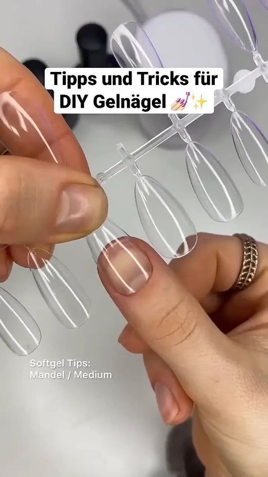 Softgel-Tipps in verschiedenen Größen
