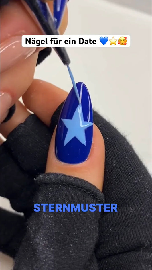 Skizze der Nageldesigns