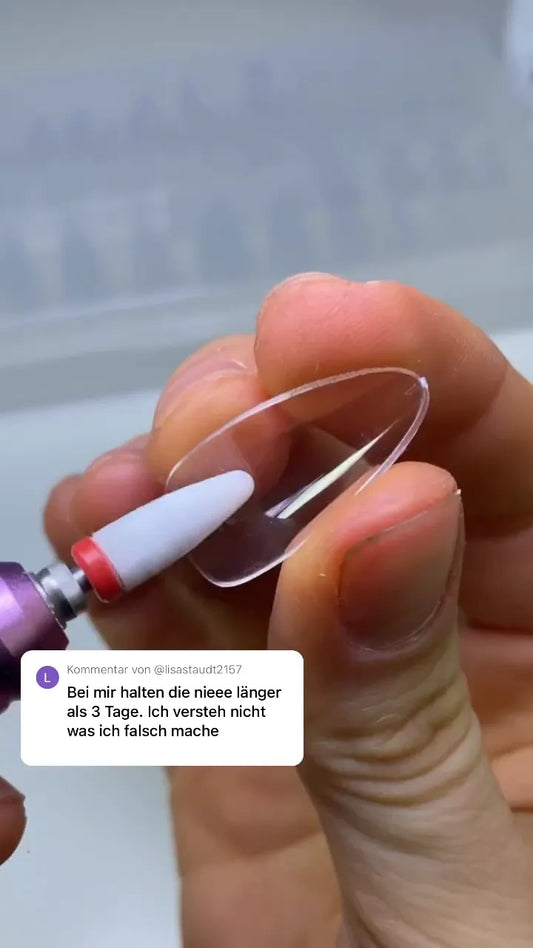 Nagelhaut entfernen mit Drillbit