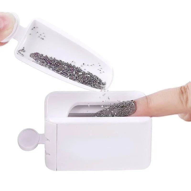 Glitter collection container
