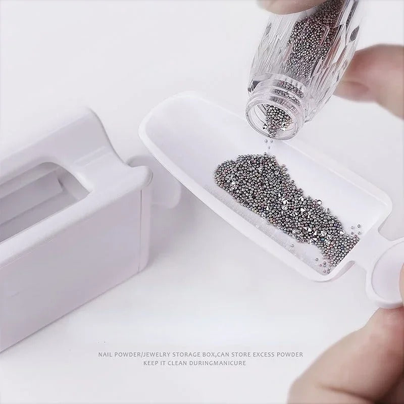 Glitter collection container