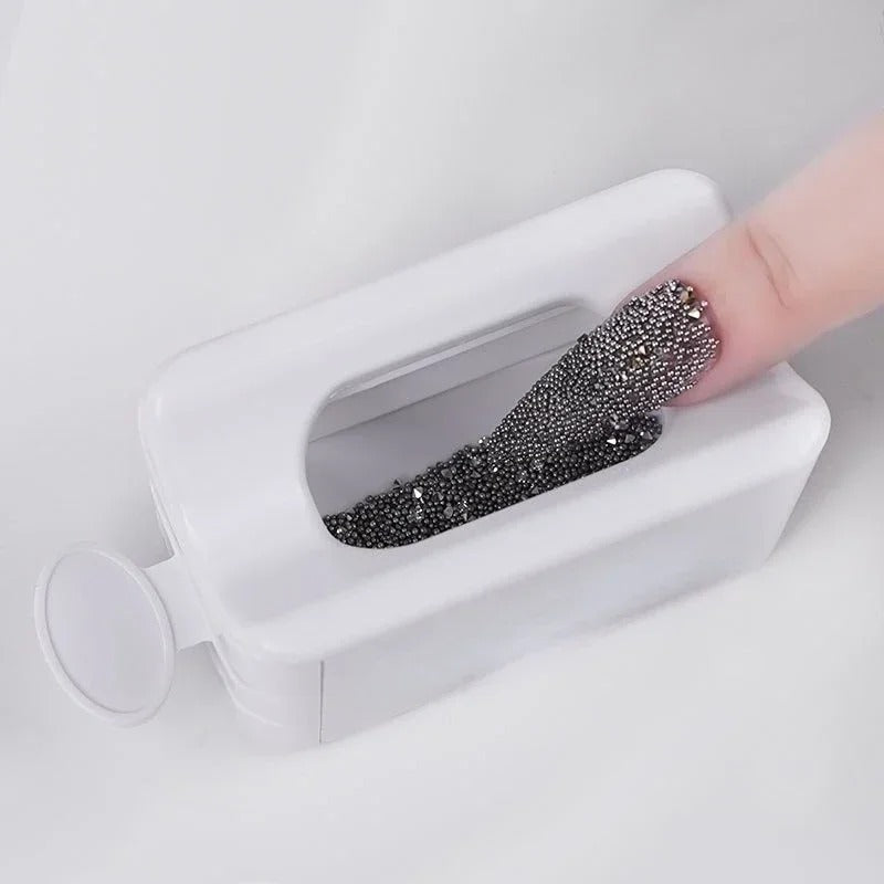 Glitter collection container