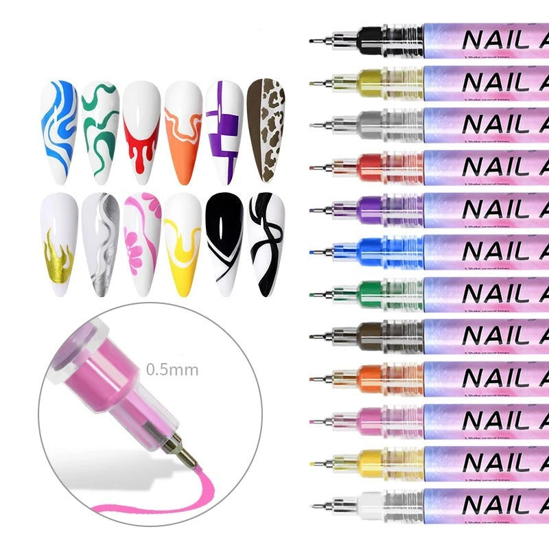 Nail Art Pen Set